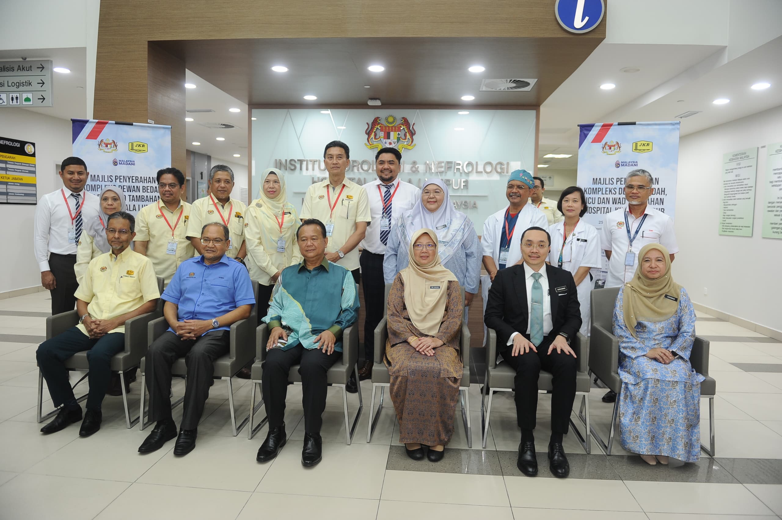 HANDOVER CEREMONY KOMPLEKS DEWAN BEDAH, ICU DAN WAD TAMBAHAN HOSPITAL KUALA LUMPUR (DESIGN & BUILD)